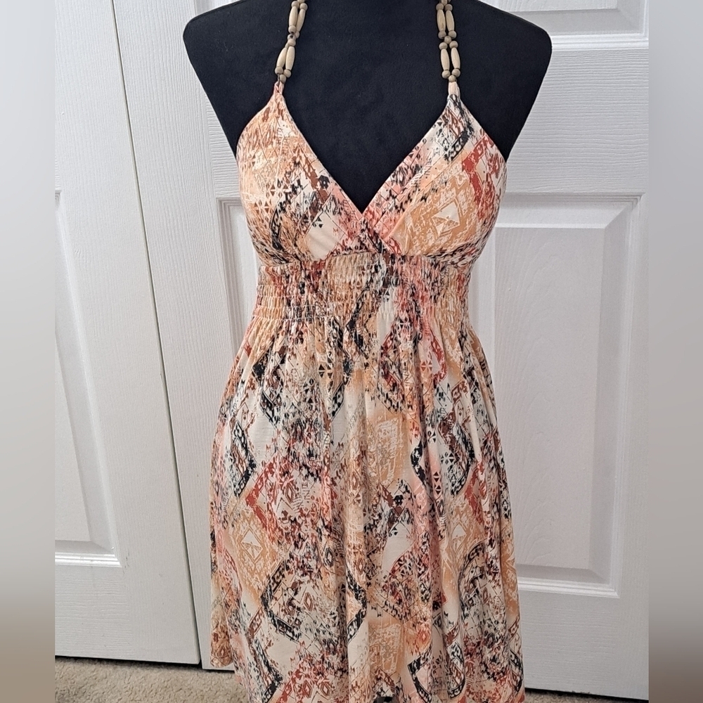Eye Candy Multicolor Halter Dress Size M